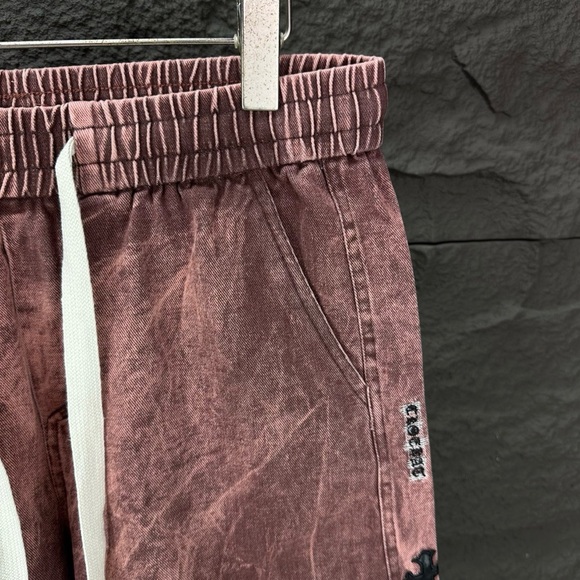 Chrome Hearts Red Drawstring Camouflage Sports Shorts - Picture 4 of 9